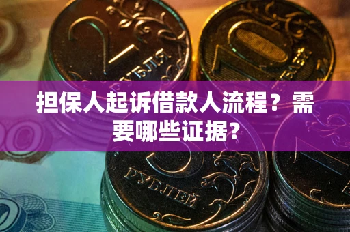 济南担保人起诉借款人流程?需要哪些证据? 济南担保人起诉借款人流程?需要哪些证据?