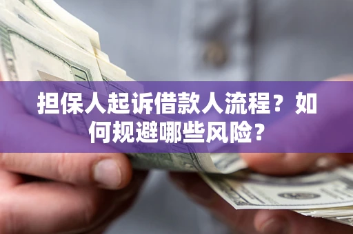 济南担保人起诉借款人流程？如何规避哪些风险？
