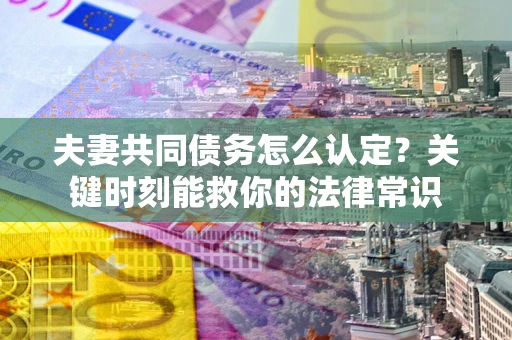 济南夫妻共同债务怎么认定？关键时刻能救你的法律常识